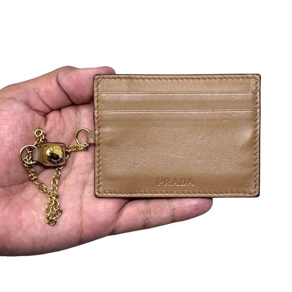 Prada Chain Cardholder Wallet - Picture 4 of 9